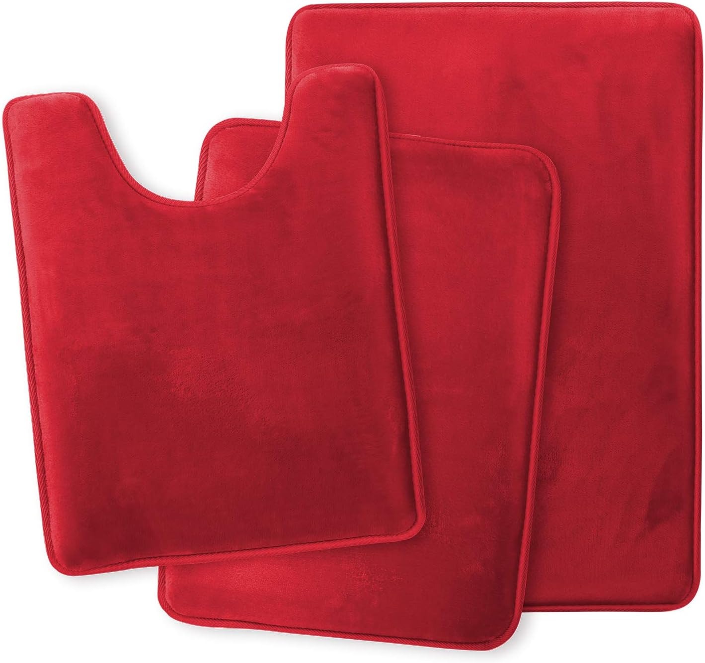 3 Pcs Memory Foam Bathroom Mat – Non-Slip Rugs