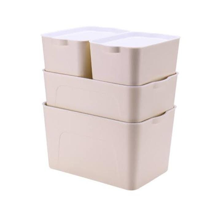 Home Storage Organizer with Lid and Handle (For Home, office, Clothes, Food,etc)