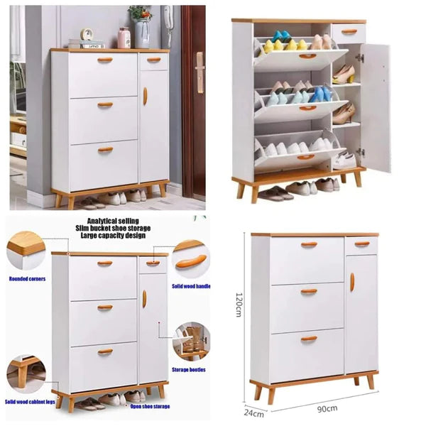 Buckle shoe cabinet