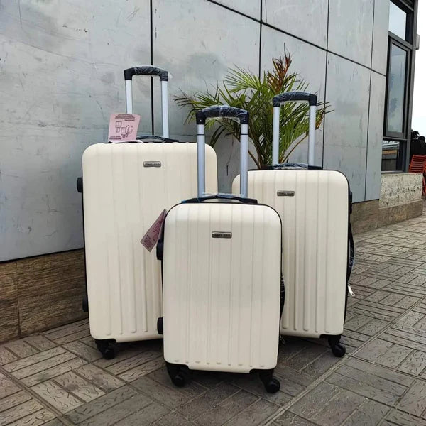 3 in 1 luxurious fiber suitcase