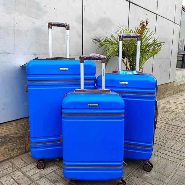 3 in 1 luxurious fiber suitcase