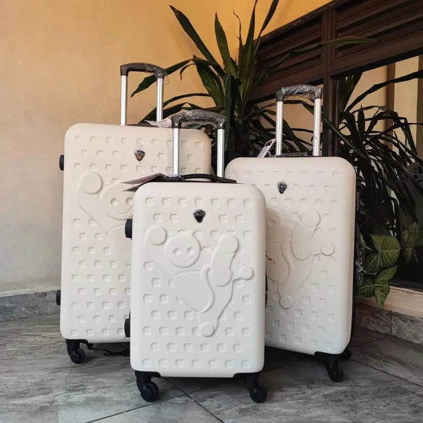 3 in 1 luxurious fiber suitcase
