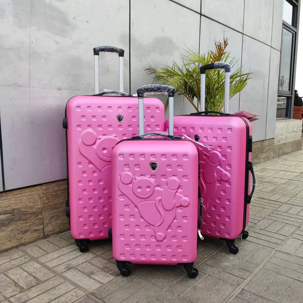 3 in 1 luxurious fiber suitcase