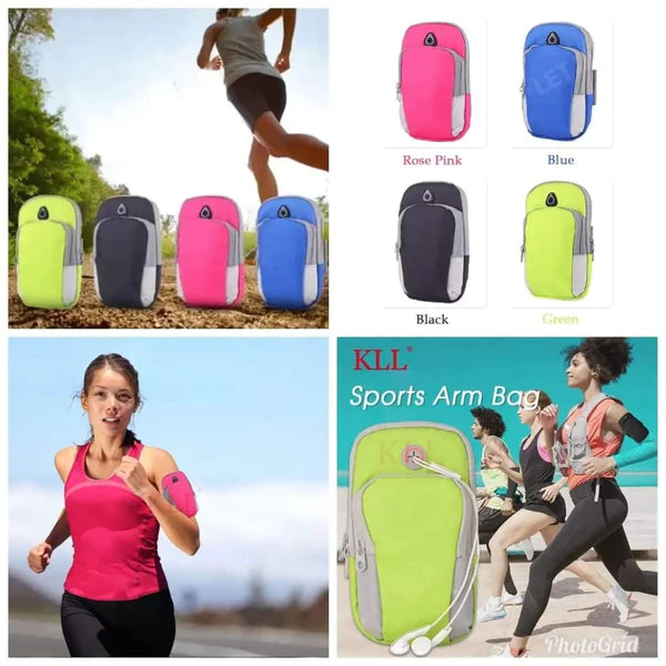 Sports running armband bag