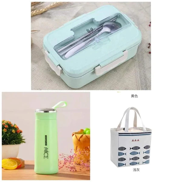 3in 1 Lunch bag/box/cup combo