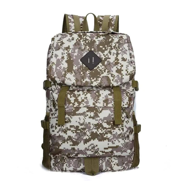 Camouflage military style traveling bag