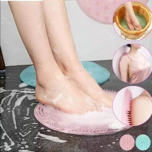 Bathroom Silicone Suction Lazy Foot Washing Brush Massage