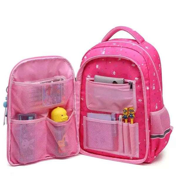 Colorful Pink Princess Babygirl Backpack