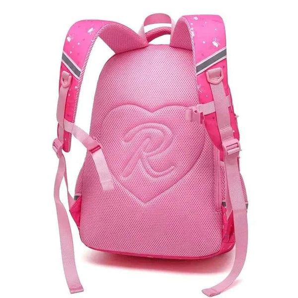 Colorful Pink Princess Babygirl Backpack