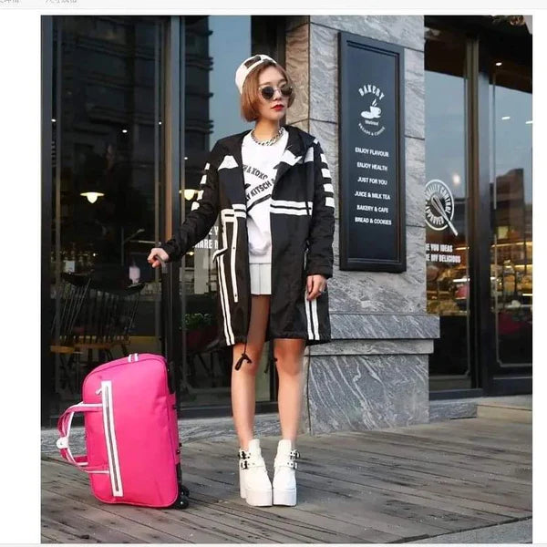 Luggage trolley traveling bag
