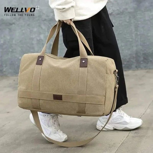 Large Capacity Canvas Travelling Bag