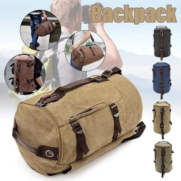 Large Capacity Bucket Canvas Bag