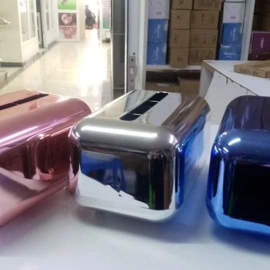 Electroplated Mirror Serviette Holder