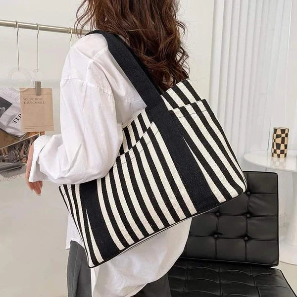 New Summer Ladies Striped Retro Bag