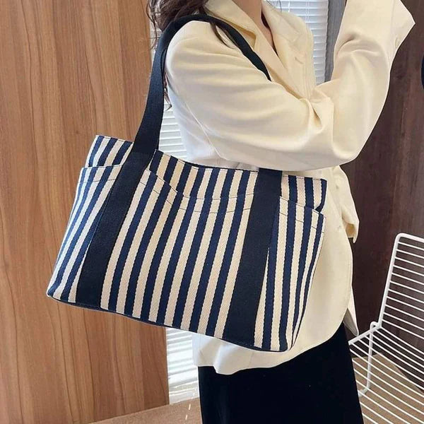 New Summer Ladies Striped Retro Bag