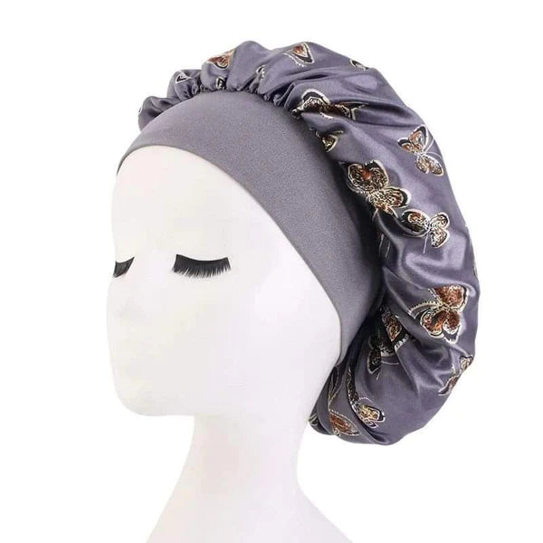 Adults Floral Satin Bonnets