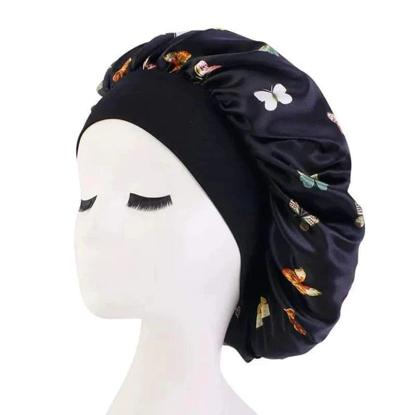Adults Floral Satin Bonnets