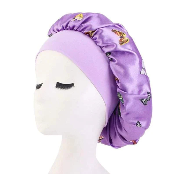 Adults Floral Satin Bonnets