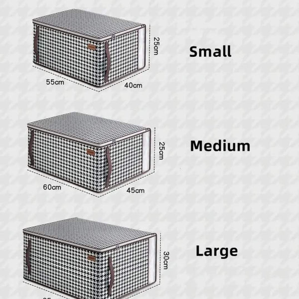 3pcs Waterproof Quilt Duvet/Closet Organizer