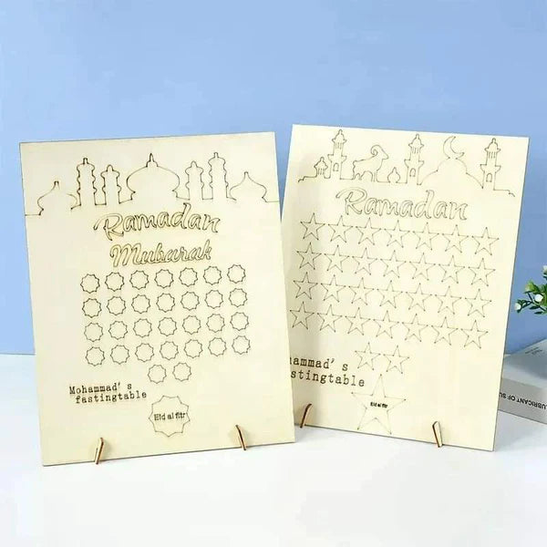 My Ramadan fasting table /Ramadhan counting board