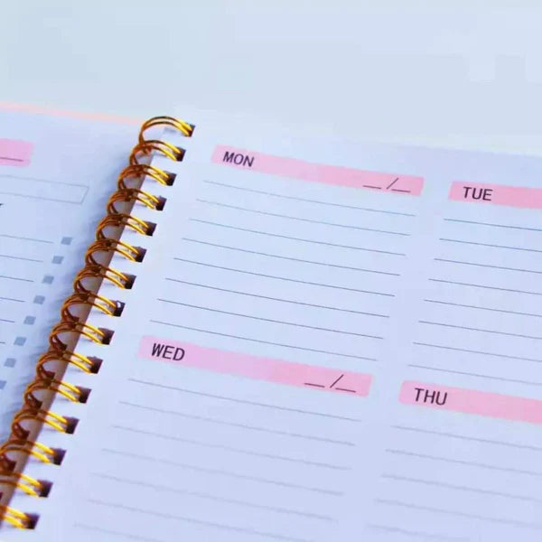A5 52 weeks planner