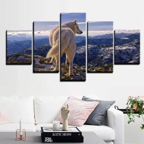 5pcs/set high definition Framed Wall Hanging Pictures