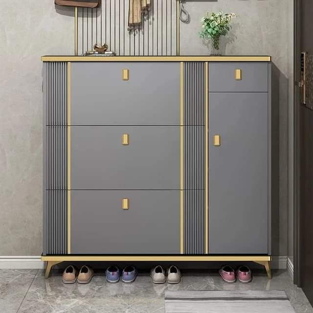 Bucket Flip Shoe Cabinet (Double Layer)