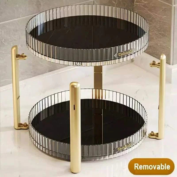 360° rotating 2 Tier Decorative Organizer