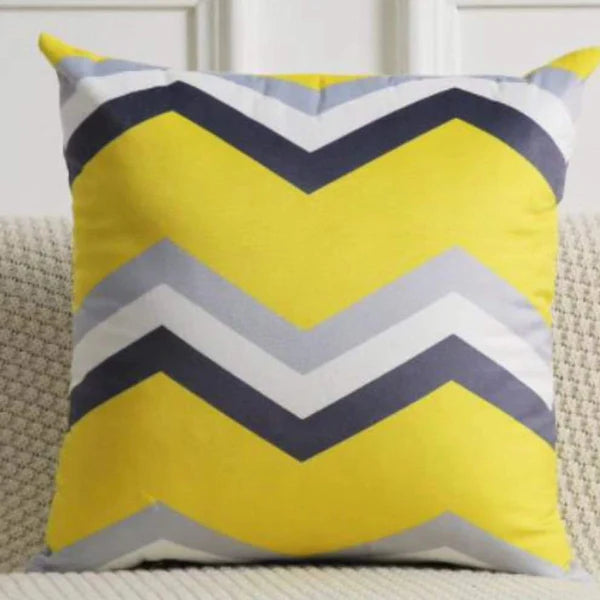 Assorted throw pillow cases