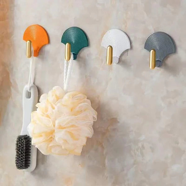 4pcs punch-free wall hanging hooks