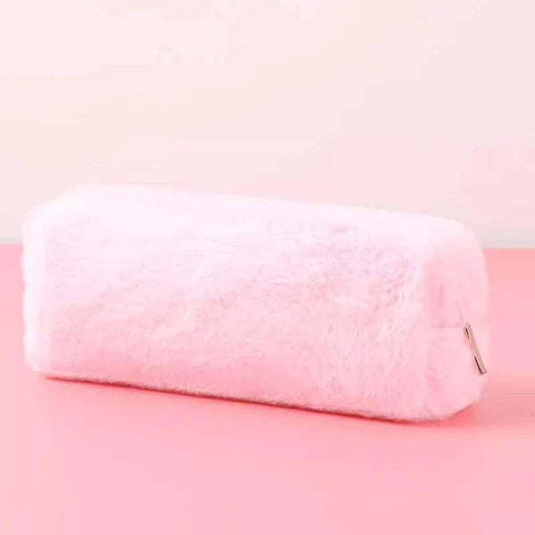 Plush pencil pouch pen bag