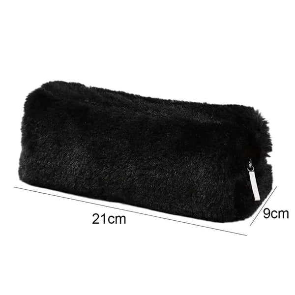Plush pencil pouch pen bag
