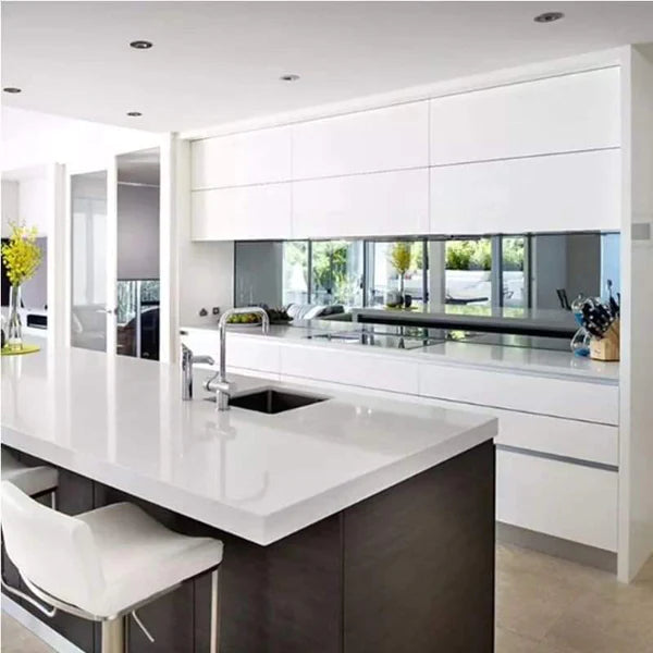 10M Self-adhesive plain white contact wallpaper