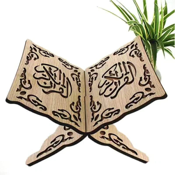 Quran display wooden rack