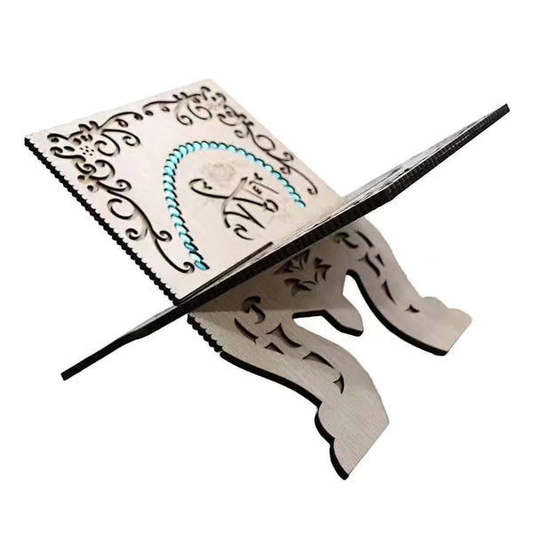 Quran display wooden rack