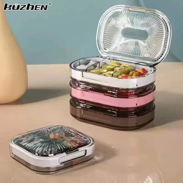 6Grid Pill organizer case