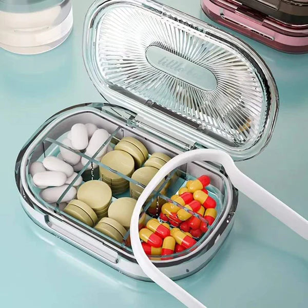 6Grid Pill organizer case