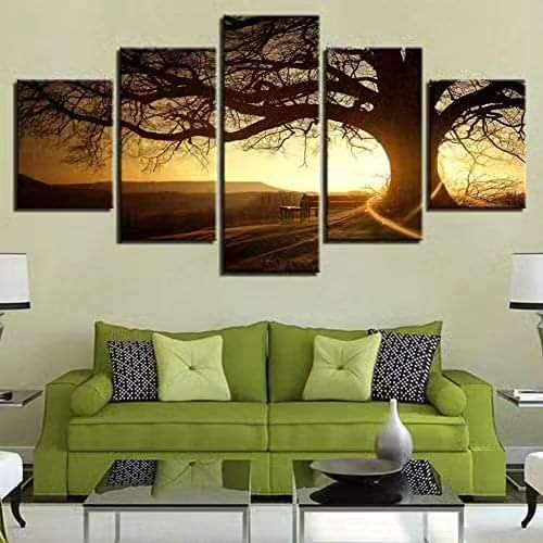 5pcs/set high definition framed wall hanging