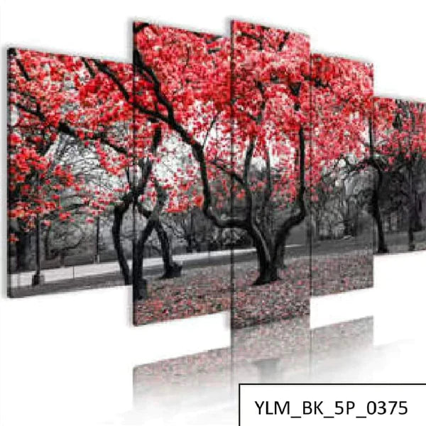 5pcs/set high definition framed wall hanging