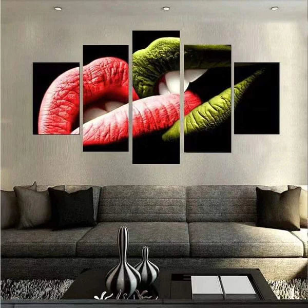 5pcs/set high definition framed wall hanging