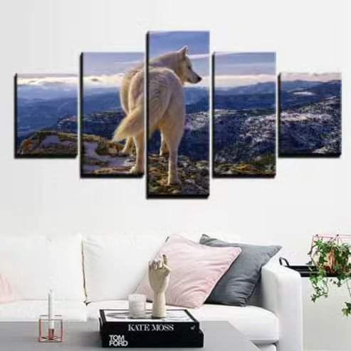 5pcs/set high definition framed wall hanging