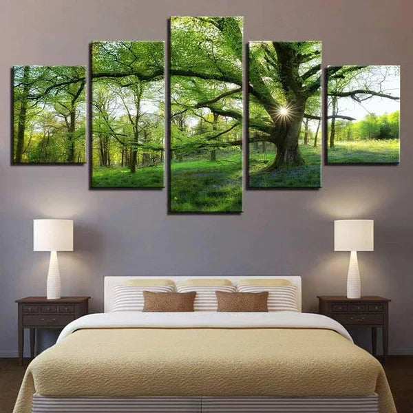 5pcs/set high definition framed wall hanging