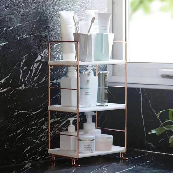 Multi-layer Copper-plated Countertop Rack