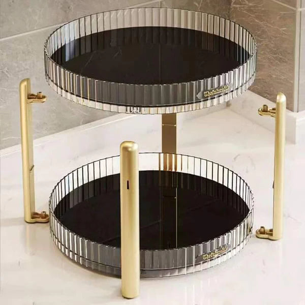 360° rotating 2 Tier Decorative Organizer