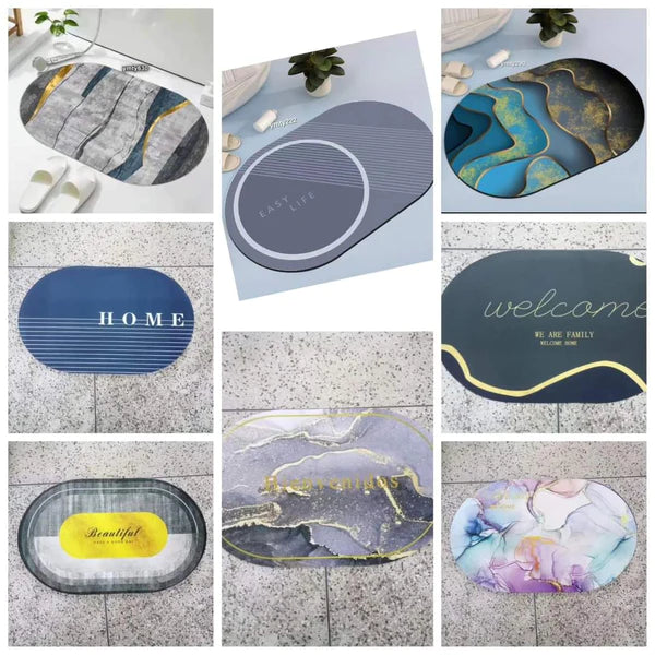 Big size Oval 48*78cm Bathroom/ Door mats – Homelux Kenya