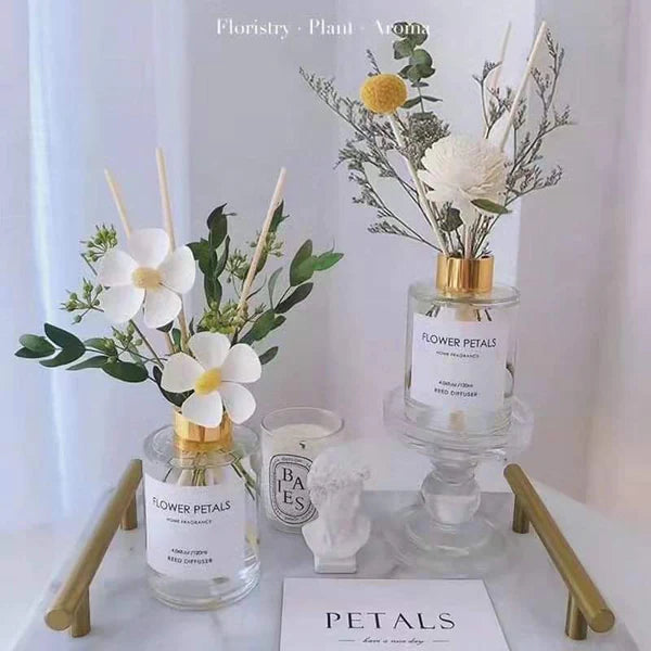 1pcs 120ml Flower Petals Reed Diffuser