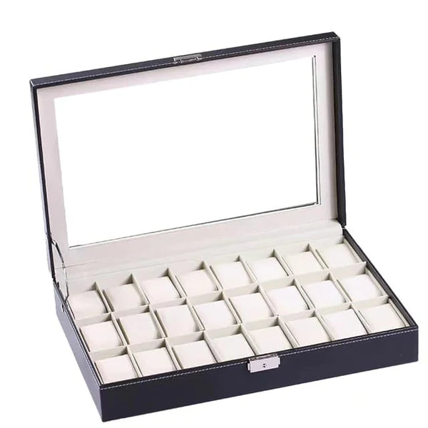 Leather watch case