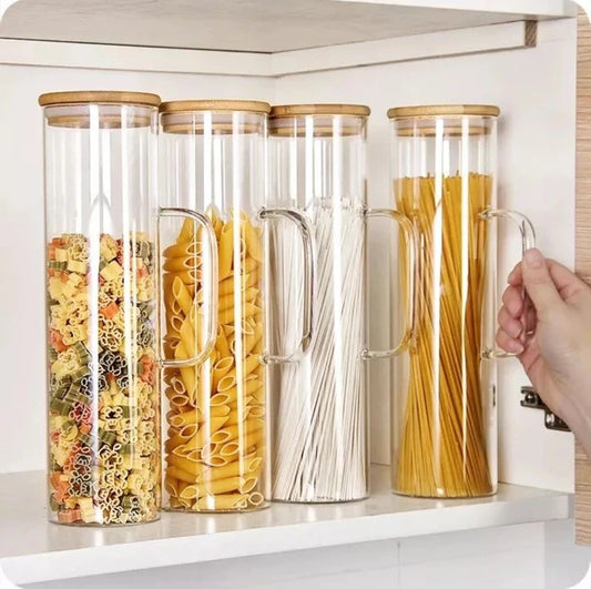 1.2 Litres Long multifunctional cereal/water jars