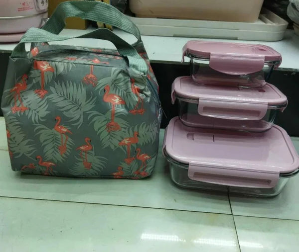 Quality glass lunch box & thermal insulated lunch box