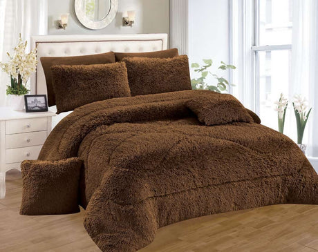 Luxury Winter Warm Thicken Mink Fleece Duvet Set